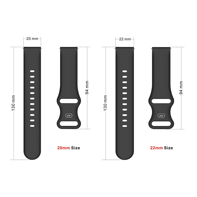 Sommerfuglelås Blød silikone urrem 20 mm til Samsung Galaxy Watch4 Classic 46 mm 42 mm Galaxy Watch4 44 mm 40 mm Amazfit GTS 2E Sommerfuglelås Blød silikone urrem 20 mm til Samsung Galaxy Watch4 Classic 46 mm 42 mm Galaxy Watch4 44 mm 40 mm Amazfit GTS 2E